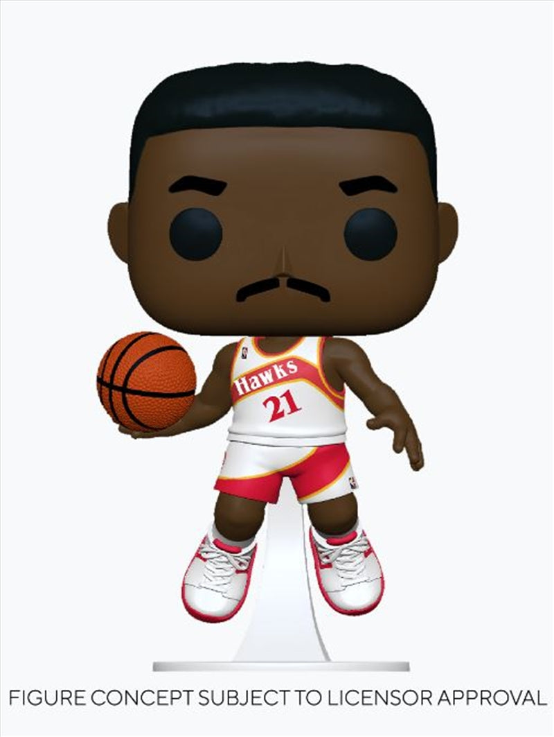NBA - Legends - Dominique Wilkins Hawks Home Pop! Vinyl