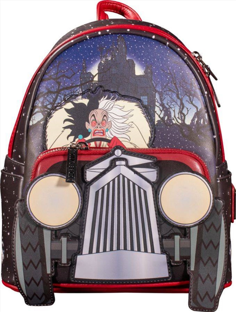 Loungefly 101 Dalmatians (1961) - Cruella Car US Exclusive Mini Backpack