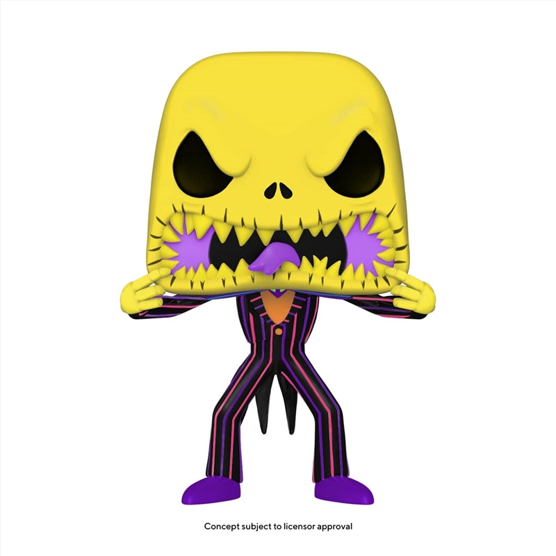 Nightmare Before Christmas - Jack Scary Face BKLT Pop Vinyl RS