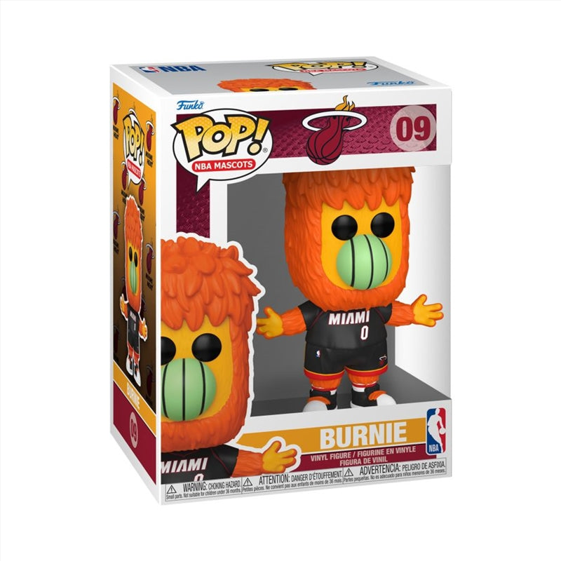 NBA: Mascots - Miami Burnie Pop! Vinyl