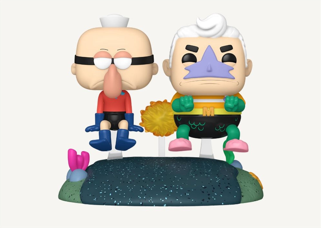Spongebob - Mermaid Man & Barnacle Boy w/Invisible Car Pop! Ride RS