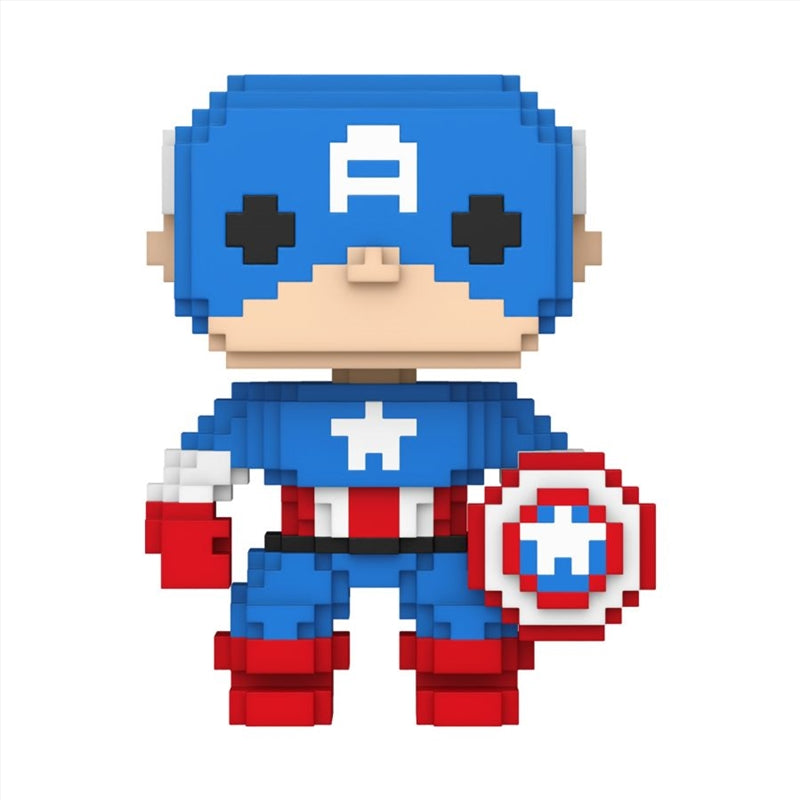 Marvel: 8-Bit - Captain America 8-Bit Pop! RS