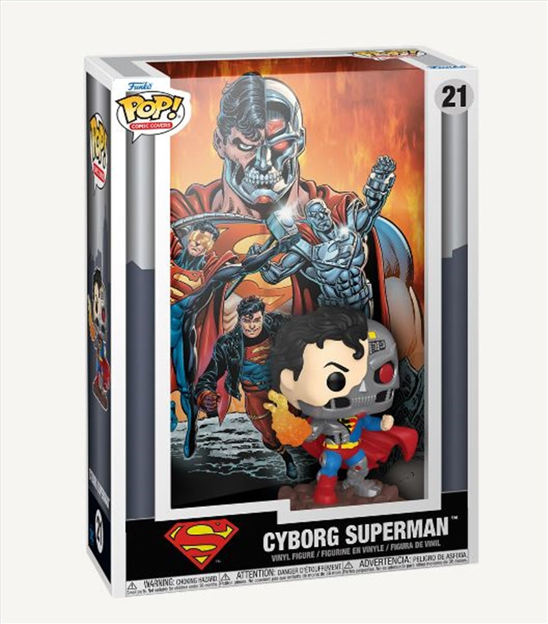 DC Comics - Cyborg Superman Pop! Comic Cover