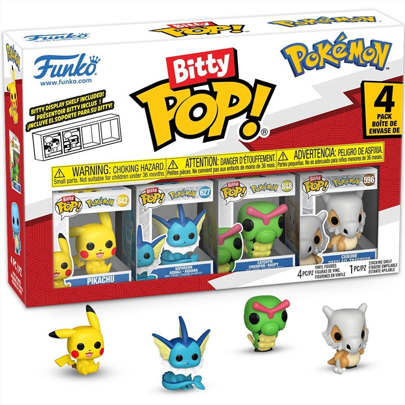 Pokemon - Pikachu Bitty Pop! 4PK