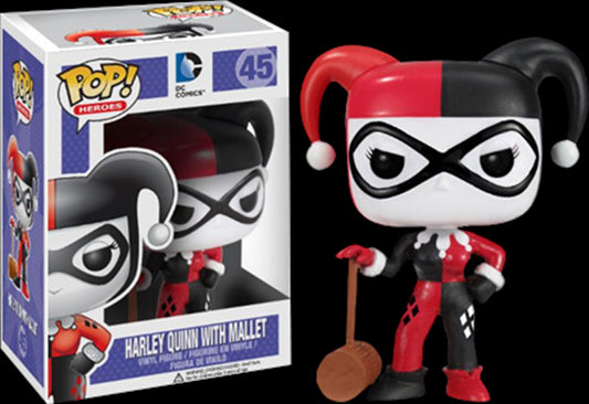 Batman Harley Quinn With Mallet Pop Vinyl