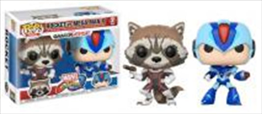 Marvel Vs Capcom - Rocket Vs Mega Man 2pk Pop! Vinyl