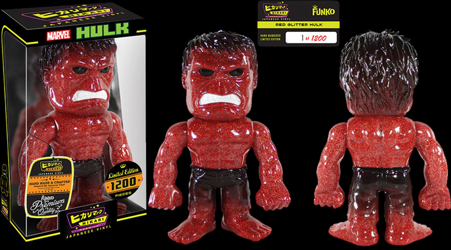 Hulk - Red Glitter Hikari Figure