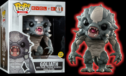 Evolve - Goliath Monster Glow Powerup 6inch US Exclusive Pop! Vinyl