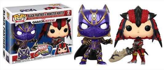 Marvel vs Capcom: Infinite - Black Panther & Monster Hunter Pop! Vinyl 2-pack