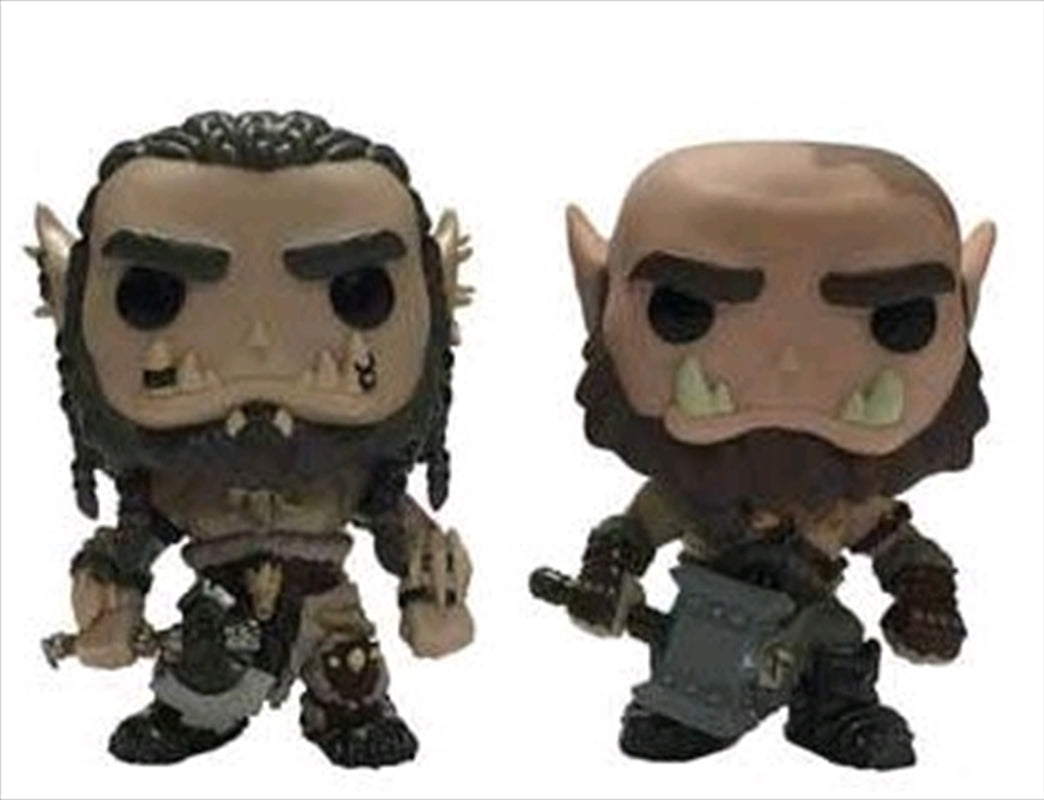 Warcraft Movie - Durotan & Orgrim US Exclusive Pop! Vinyl 2 Pack