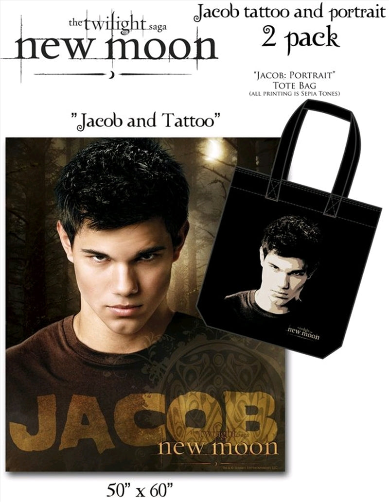 The Twilight Saga: New Moon - Tote & Fleece 2-Pack Jacob Tattoo