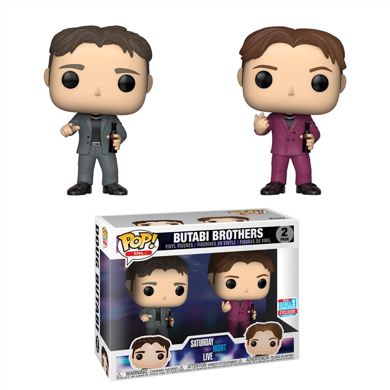 Saturday Night Live - Doug & Steve Butabi Brothers NYCC 2018 Exclusive Pop! Vinyl 2-pack [RS]