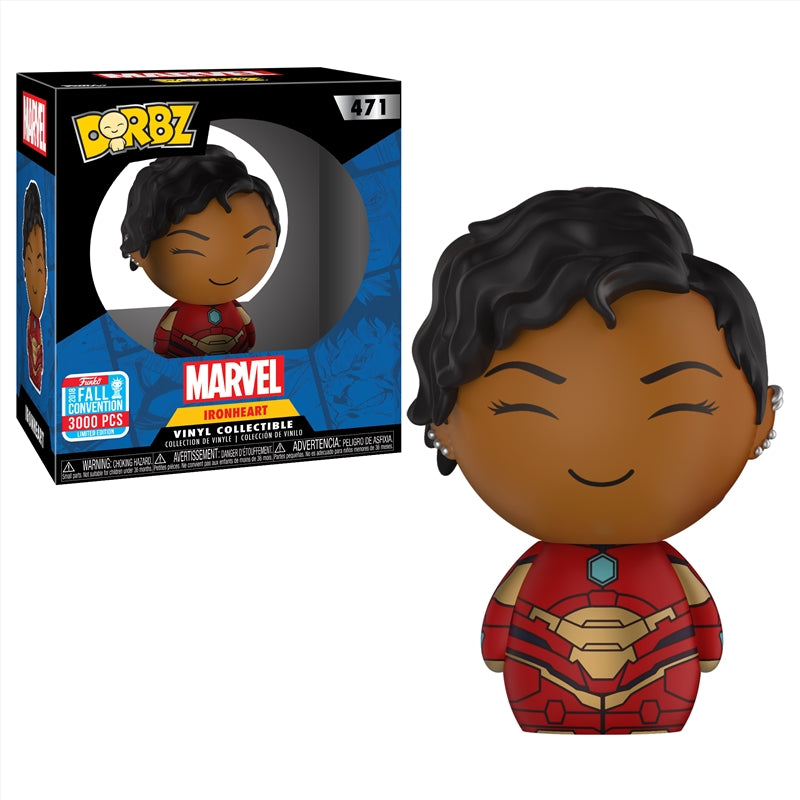 Iron Man - Ironheart Unmasked NYCC 2018 Exclusive Dorbz [RS]