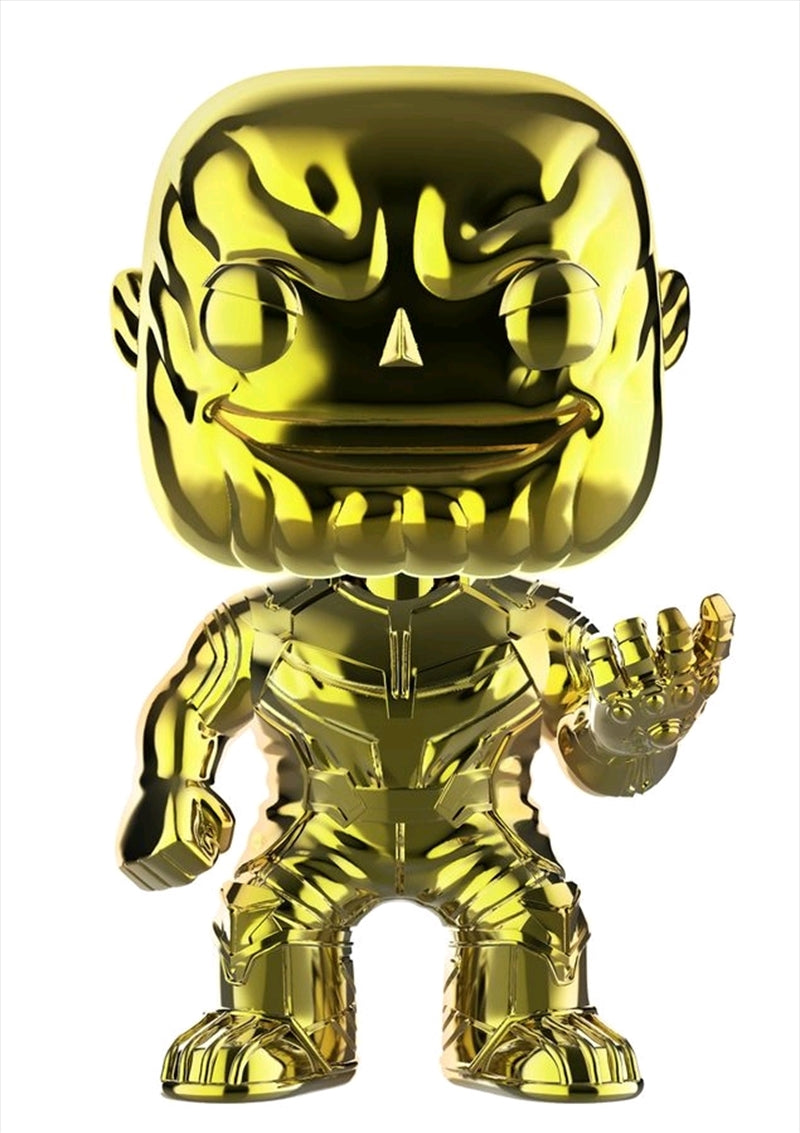 Avengers 3: Infinity War - Thanos Yellow Chrome US Exclusive Pop! Vinyl [RS]