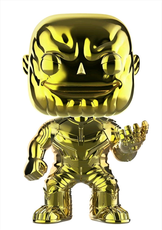 Avengers 3: Infinity War - Thanos Yellow Chrome US Exclusive Pop! Vinyl [RS]