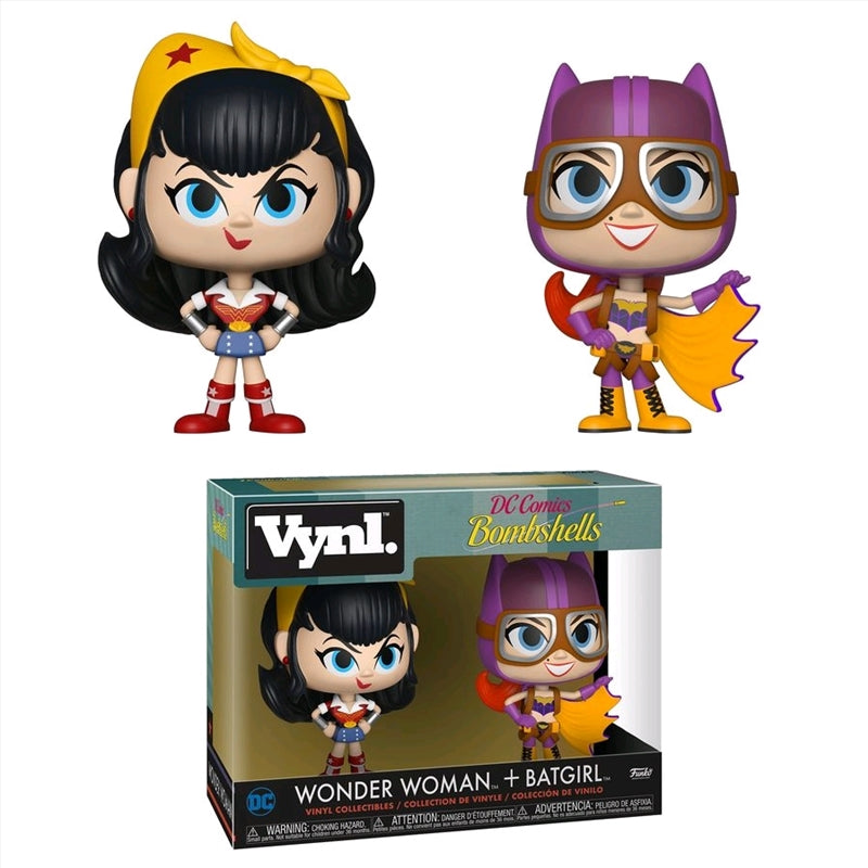 DC Bombshells - Wonder Woman & Batgirl Vynl.