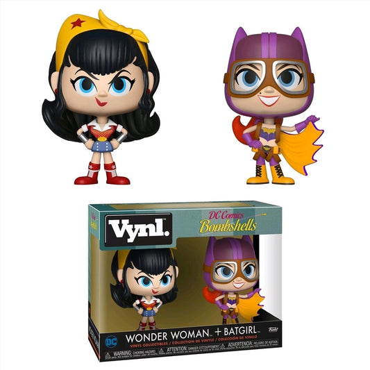 DC Bombshells - Wonder Woman & Batgirl Vynl.