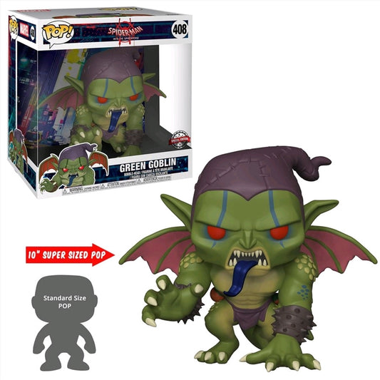 Spiderman: Into the Spider-Verse - Green Goblin 10inch US Exclusive Pop! Vinyl [RS]