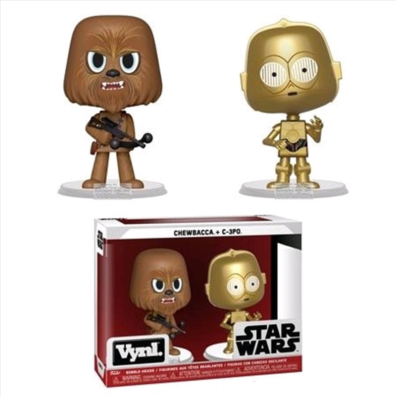 Star Wars - Chewbacca & C-3PO Vynl.