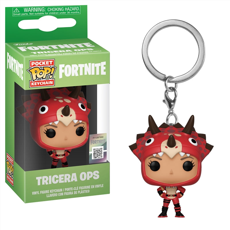 Fortnite - Tricera Ops Pop! Keychain