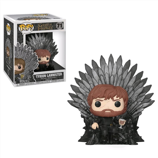 Game of Thrones - Tyrion on Iron Throne Pop! Deluxe Pop Vinyl