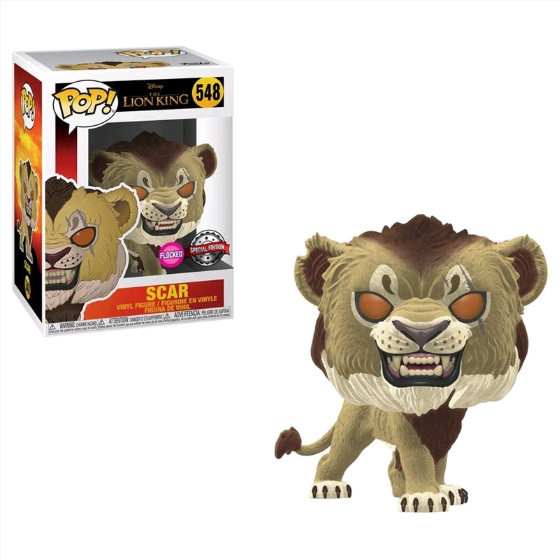 Lion King (2019) - Scar Flocked US Exclusive Pop! Vinyl [RS]