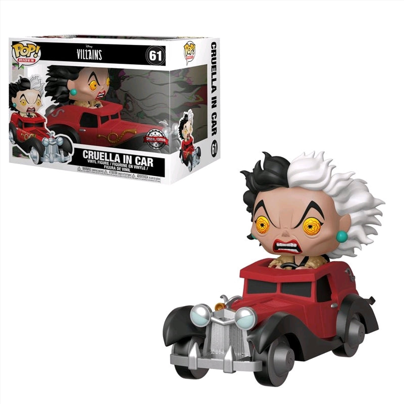 101 Dalmatians - Cruella in Car US Exclusive Pop! Ride [RS]