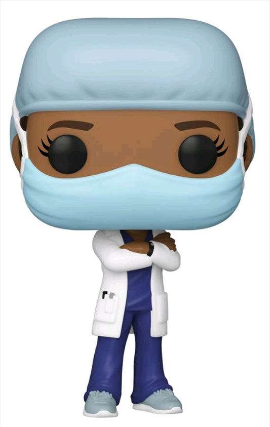 Pop! Heroes  Front Line Worker  Female #2 (Purple) Pop! Vinyl