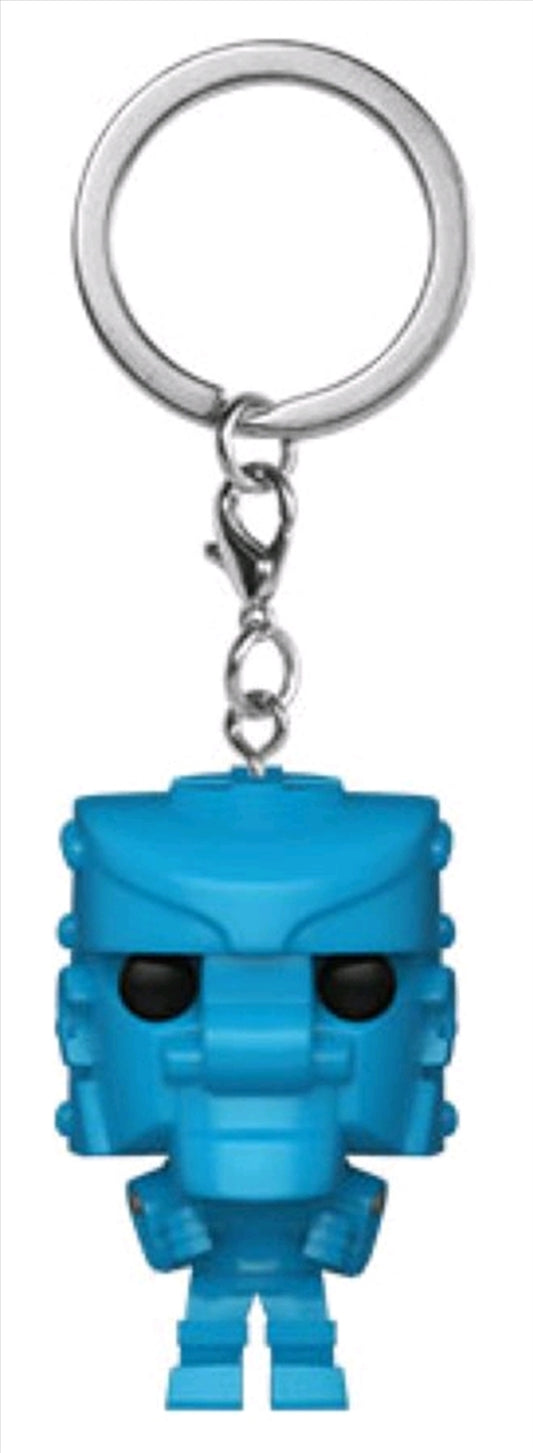 Mattel - Rock Em Sock Em Robot Blue Pocket Pop! Keychain