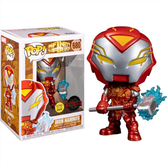 Infinity Warps - Iron Hammer Metallic Glow US Exclusive Pop! Vinyl [RS]