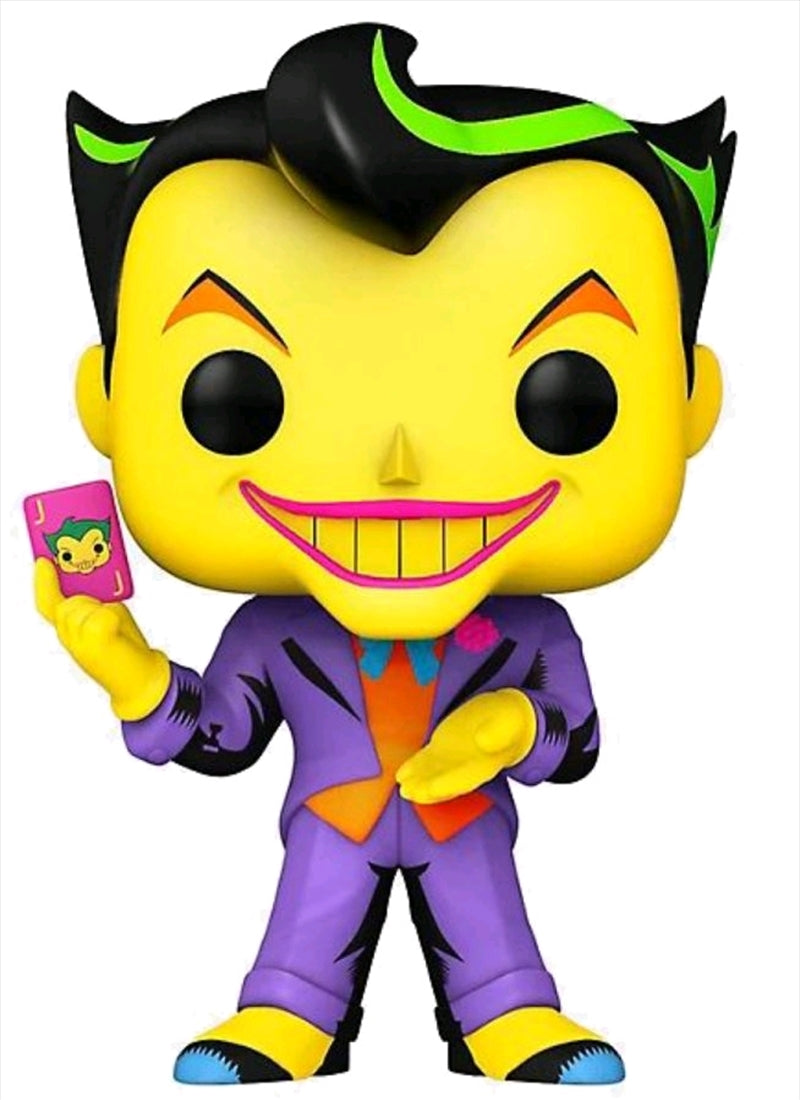 Batman The Animated Series - Joker Blacklight US Exclusive Pop! Vinyl [RS]