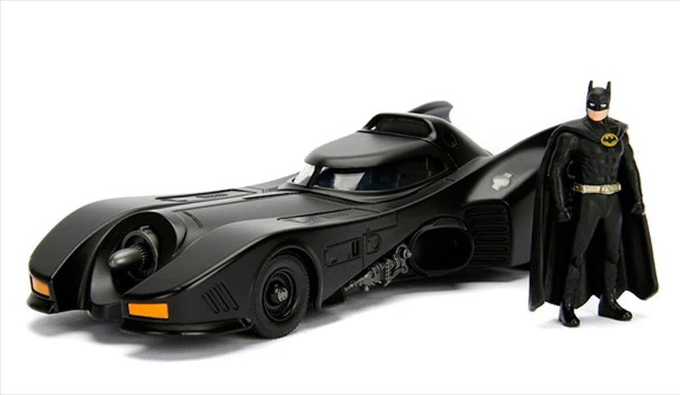 Batman (1989) - Batmobile with Batman 1:24 Scale Diecast Model Kit