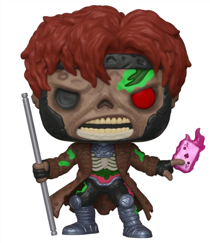 Marvel Zombies - Gambit Glow US Exclusive Pop! Vinyl [RS]