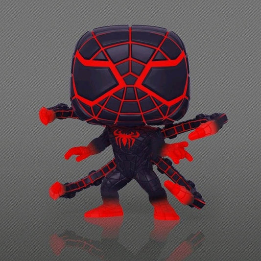 Marvel's SpiderMan: Miles Morales - Programmable Matter Suit Glow US Exclusive Pop! Vinyl