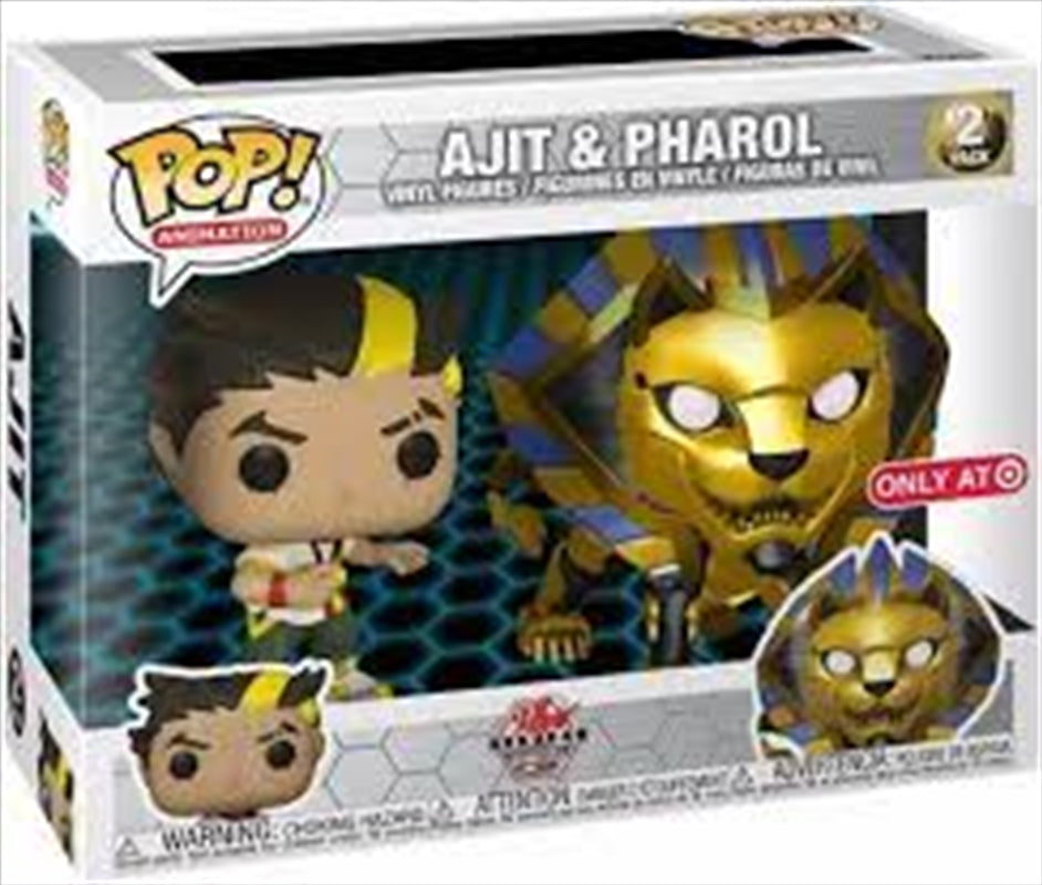 Bakugan - Ajit & Pharol US Exclusive Pop! Vinyl 2-pack