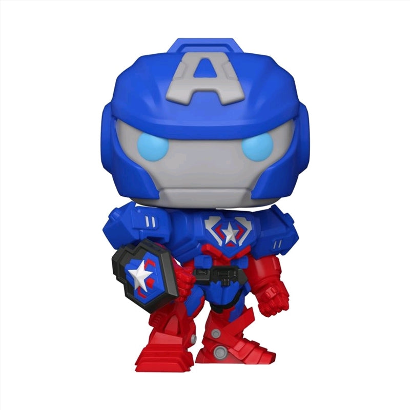 Captain America - Marvel Mech 10" US Exclusive Pop! Vinyl [RS]