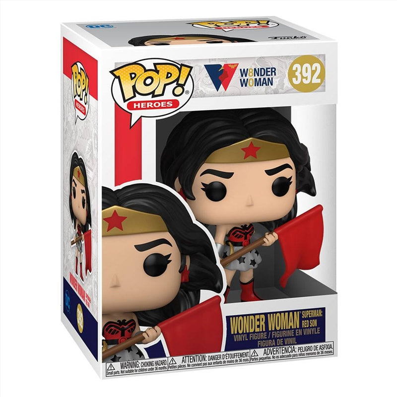 Wonder Woman - Wonder Woman Red Son 80th Anniversary US Exclusive Pop! Vinyl