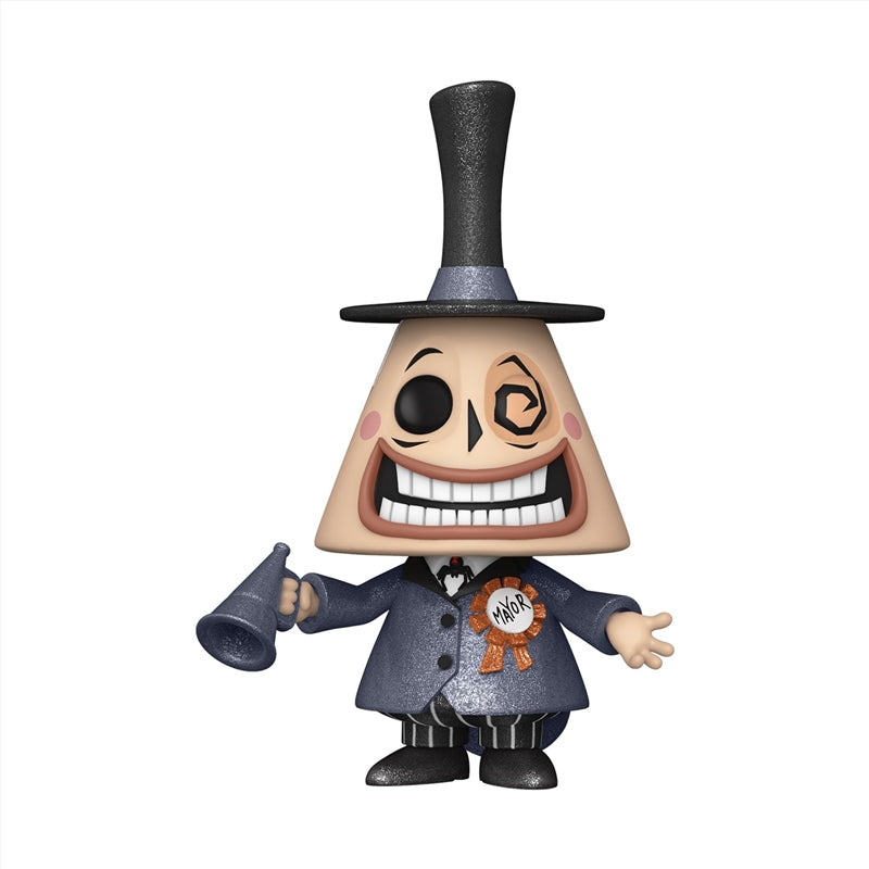 The Nightmare Before Christmas - Mayor w/Megaphone US Exc Diamond Glitter Pop! [RS]