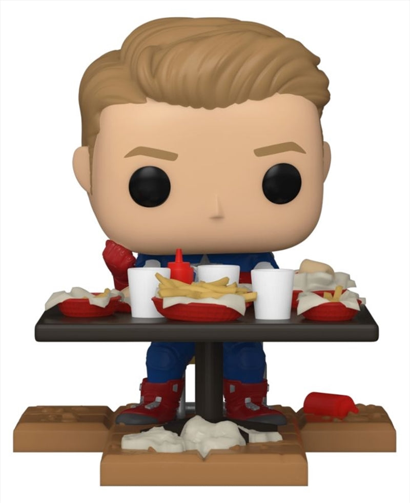 Avengers Movie - Captain America Shawarma US Exclusive Pop! Deluxe [RS]