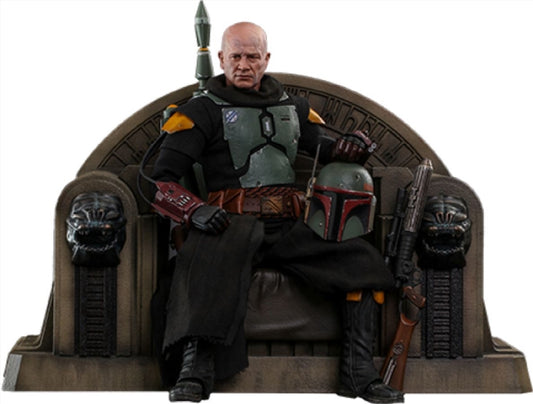 Star Wars: The Mandalorian - Boba Fett on Throne 1:6 Scale 12" Action Figure