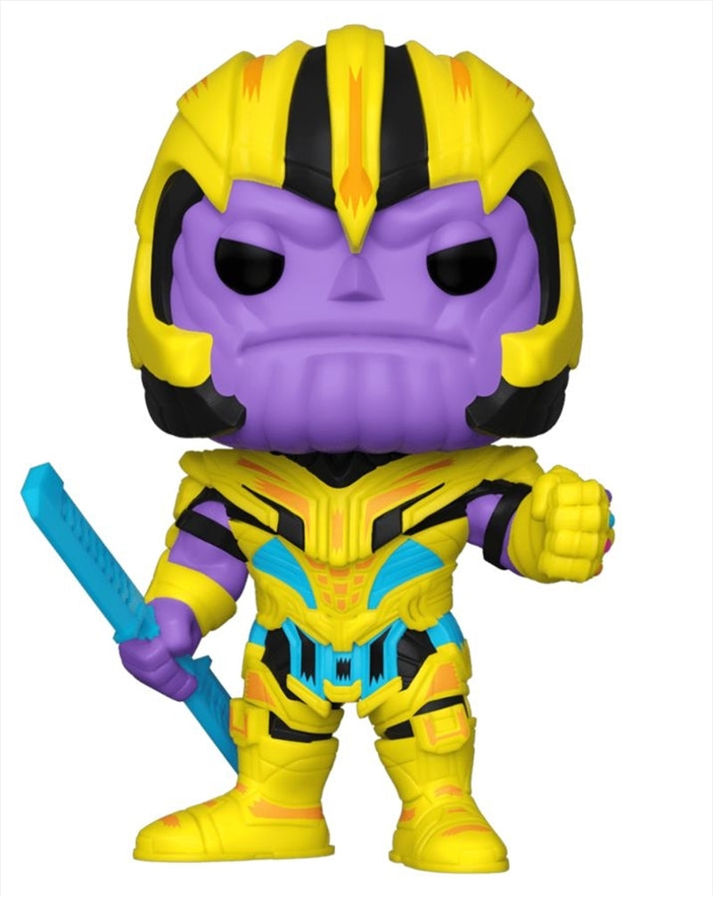 Marvel - Thanos Blacklight US Exclusive Pop! Vinyl [RS]