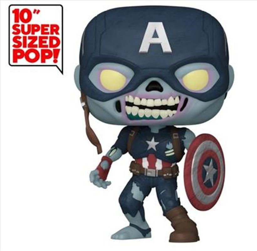 What If - Zombie Captain America 10 inch Pop! Vinyl [RS]