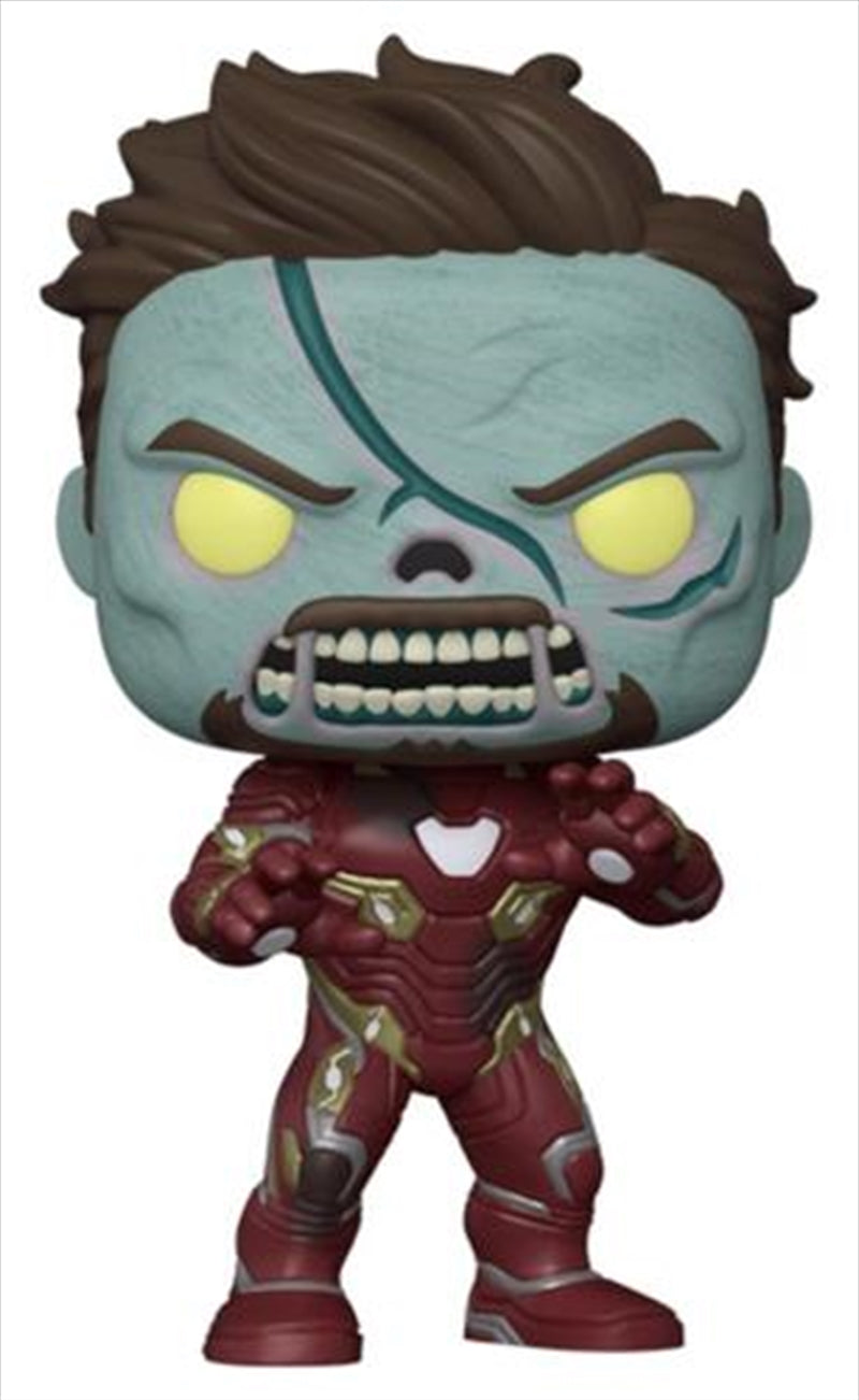 What If - Zombie Iron Man Metallic 10 inch Pop! Vinyl [RS]