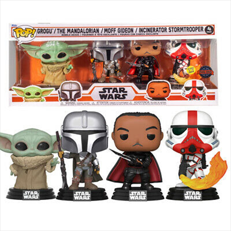 Star Wars- The Mandalorian - Pop! Vinyl 4-pack [RS]