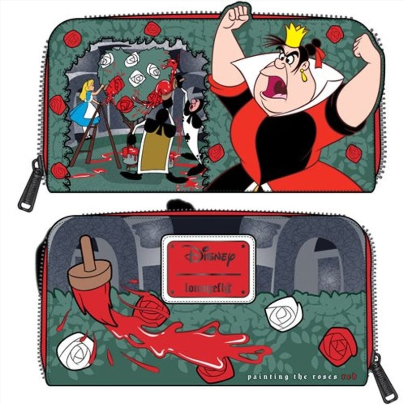 Alice in Wonderland - Queen of Hearts Zip Purse