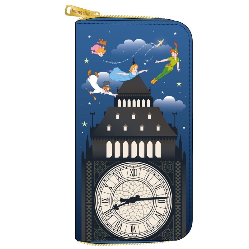 Loungefly - Peter Pan - Glow Clock Zip Purse