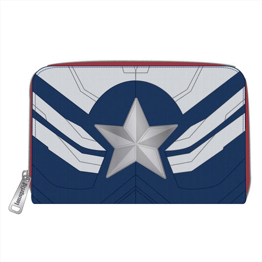 Loungefly - The Falcon and the Winter Soldier - Captain America Zip Purse