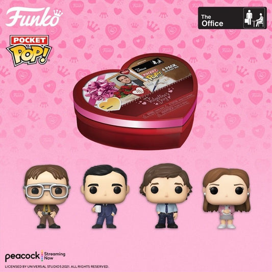 The Office - Valentines Day US Exclusive Pocket Pop! 4-pack [RS]