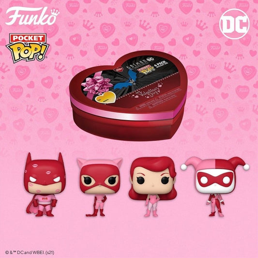 Batman - Valentines Day US Exclusive Pocket Pop! 4-pack [RS]