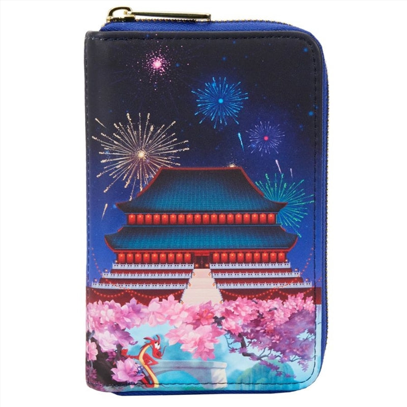 Loungefly Mulan - Castle Zip Purse